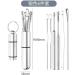 Ear Scoop 6-Piece Set of Ear Picking Tools Adult Ear Pick Ear Scoop Stainless Steel Portable Keychain Ear Scoop - Buy Online on SooperMarket.com