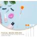 STAHAD 4pcs Mask Brush Powder Applicator Gel Mask Flat Heads Fan for Facials Cosmetic Cream - Buy Online on SooperMarket.com