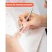 Bezox Nail Shaver & Polish Scraper - Professional 2-in-1 Double-Sided Nail Slide & Stainless Steel Sub-Nail Cleaner - Buy Online on SooperMarket.com