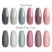 Ur Sugar UV Nail Polish Set - 6 Colors Gel Lacquer for Nude & Gray Nail Designs | Perfect for Weddings & Valentine's Day - Buy Online on SooperMarket.com