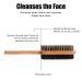 3-Part Wood Beard Brush | Double-Sided Soft & Hard Bristles for Grooming & Styling - Essential for Home & Salon - Buy Online on SooperMarket.com