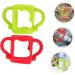 Vaguelly 4 Pcs Silicone Bottle Handle Milk Bottle Grips Bottle Grip Bottle Grip Milk Bottle Accessories Newborn Bottle Handle Silica Gel Silicone Soft Bottle 13.00X7.00X6.50CMx2pcs Assorted Colorx2pcs - Buy Online on SooperMarket.com