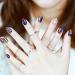 JERCLITY 4th of July Nail Wraps - Patriotic American Flag Nail Strips with Nail File - Buy Online on SooperMarket.com