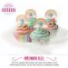 Anniversary House Rainbow Cupcake Decoration Kit 75 Cupcake Cases and 12 Toppers Cupcake Box 6 Hole with Window Rainbow Cake Toppers Pastel Rainbow Party Decorations AMZ013 - Buy Online on SooperMarket.com