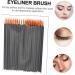 Baluue 100pcs Disposable Eyeliner Brush Practical Eyeliner Brush Curved Eyeliner Brush Facial Tool Plastic 9x6.5cm Black - Buy Online on SooperMarket.com