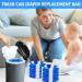 Buy Editbar Pack of 9 Nappy Bin Refill Film Compatible Foil Rings for Nappy Buckets & Littycat Katzenstreu | International Shipping Available - Buy Online on SooperMarket.com