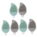 Healeved 6 Pcs Shampoo Massage Brush Scalp Massager Baby Brushes for Hair Baby Shampoo Silicone Shampoo Brush Shampoo Brushes Silicone Body Scrubber Men Multifunctional Silicone Brushes 13.6x3.3x7.6cmx3pcs