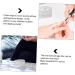 FRCOLOR Set of 6 for Dipping Nails Accessory Compartment Storage Container for Loose Powder Starter Set Thehomeuse Sticker Storage Containers French Manicure Nail Polish Smile Line Accessories 5X4X2.5CM White - Buy Online on SooperMarket.com