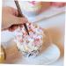 CRAFTHROU 6pcs Decor Cake Boxes Biscuits Double-Tips Food Markers Cake Cookie Coloring Pens Food Pens Plastic - Buy Online on SooperMarket.com