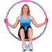 Buy Resultsport Hula Hoop Tires for Adults - 1.2kg 100cm 8 Removable Weighted Fitness Tires Level 1 Training - Pink/Gray - Buy Online on SooperMarket.com