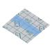 100pcs Self Adhesive Makeup Hand Palette Waterproof PU Film Practical Sticker Tool for Preventing Dirt Spread