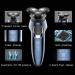 GeRRiT Electric Razor for Men - Waterproof Rotary Shaver USB Rechargeable Cordless Travel Beard Trimmer LED Display - Perfect Gift for Husband & Dad - Buy Online on SooperMarket.com