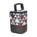LCY Baby Bottle Cooler Bag Insulated Breastmilk Cooler Bag with Hanging Strap Fits 4 Baby Bottles-Colorful Triangles