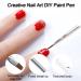 8 Pieces Gel Nail Brush Set - Acrylic & UV Gel Nail Art Brushes for Painting & Manicure - Professional Nail Design Accessories - Buy Online on SooperMarket.com