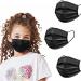 Icoolio op masks medically children children's masks medical medical mouth protection type II R mouth nose protective mask face mask girl boy 50 pieces black