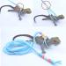 SHMLY 2-Piece Adjustable Leash & Harness for Lizards Hamsters Guinea Pigs & Small Pets - Blue & Pink - Buy Online on SooperMarket.com