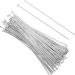 JensFindings 80 Qty. Head Pins .925 Sterling Silver 1.5 Inch (24 Gauge)