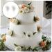 NAMOARLY 2 Pcs Insert Pearl Trim Pearl Decor Beige Decor Ostrich Trim Baking Diy Decor Dessert Inserting Decor Inserting Baking Topper Baking Toppers Insert Card Cake White White 12X5.5CM - Buy Online on SooperMarket.com
