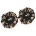 PLAFOPE Satin Sleep Cap 2pcs Elastic Headband Satin Broadside Shower Cap Girls Hair Ties 26x26cmx2pcs As Shownx2pcs