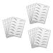 Beavorty 15 Sheets Eyebrow Microblading Makeup Practice Skin Silicone Eyebrow Practice Skin Eyebrows