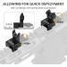 Feyachi S27 Fiber Optic Iron Sights Set with Red/Green Dot Picatinny Backup - Front & Rear Flip Up - Buy Online on SooperMarket.com