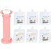 Squeeze Station 7pcs Baby Food Pouch Maker | Reusable Pouches | Portable DIY Fruit Puree Filler - Pink - Buy Online on SooperMarket.com
