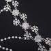 Wiwpar Silver Rhinestone Tassel Snowflake Flower Body Chain | Layered Bikini Harness & Wedding Party Accessories for Women - Buy Online on SooperMarket.com