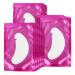 Lunamoon eye pads for eyelash extension eyelash pads V eyelids eye pads eyelash lifting eyelashes color eyelashes eyes patches eyelash extension pad 50 pairs (purple)