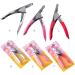 kawehiop Nail Clippers for Acrylic Nails Professional Nails Durability Beauty Supplies Manicure for Extension Repairs pink - Buy Online on SooperMarket.com