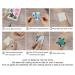 WIRESTER Temporary Tattoo Stickers - Set of 12 Sea Turtle Designs for Kids & Adults - Face, Hand, Neck, Wrist - Party Favor Body Art - 6 x 7.87 inch Tattoo Sheet (Blue, Pink, Purple, Green, Black) - Buy Online on SooperMarket.com