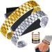 Prostapower Magnetic Copper Band Adjustable Length Simple and Fashionable Quantum Magnetic Bracelet Copper Bracelet for Men Women (One Size 2PCS-B) One Size 2pcs-b