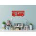 Personalized Fire Engine Night Light Wall Lamp - Custom Wooden Gift for Firefighters | Ideal for Boys & Girls - Buy Online on SooperMarket.com