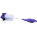 Nuby 2-Pack Bottle and Nipple Brush with Sponge Tip - Fuchsia/Purple (2 Count) - Buy Online on SooperMarket.com