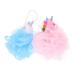 Cabilock 2Pcs Unicorn Bath Ball Bath Toys Spa Puff Scrubber Mesh Bath Mesh Bulk Puffs Shower Body Scrubber loofah soap Body wash Children Bath Exfoliating Scrubbers PVC Baby Sponge Tennis