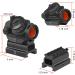 Feyachi RDS-22 2MOA Micro Red Dot Sight with 0.83 Riser Mount - Compact Scope for Absolute Co-Witness - Buy Online on SooperMarket.com