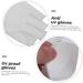 Mikinona 1 Pair UV Gloves Gel Nail Gloves Half Finger Gloves Outdoor Gloves Nail Art Skin Care Supply Summer Beach Gloves Womens Gloves UV Hand Protection Shield White LED Women's Fabric - Buy Online on SooperMarket.com
