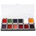 FX Alcohol-Activated 12 Colors Makeup Palette Highly Pigmented Professional Makeup for the Stage Film Costumes Cosplay SFX Performance Arts