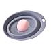 Shichangda Makeup Brush Cleaner Mat | Silicone Pad Scrubber - Portable Silicone Makeup Brush Cleaner Washing Tools for Girls and Women Grey