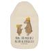 Mr. & Mrs. Panda Warm bottle Bears with hat - gift children's heat bottle brother hot water bottle with reference heat pillow favorite person grandpa white