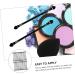 Baluue 90 Pcs Double Ended Eyeshadow Brush Sponges Makeup Cosmetic Tool Tipped Eye Black Artificial Fiber - Buy Online on SooperMarket.com