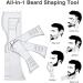 Huaxingda Beard Alignment Tool | Transparent Non-Slip Stencil & Razor - Perfect Mustache & Beard Grooming Kit - Buy Online on SooperMarket.com