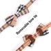 SuperBuddy Cute Bow Bell Cat Collar - 2 Pack Plaid Kitten Collar with Removable Bowtie for Cats Kittens - Brown-Black - Buy Online on SooperMarket.com
