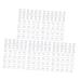 FOMIYES 3 manicure tools nail art tools nail tool nail polish tools para u as nail art supplies clear nail color display tool nail color displaying card Shaped bow tie