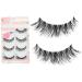 Bluelans 5 Pairs Soft Long Black Cross False Eyelashes Makeup Eye Lash Extension - Buy Online on SooperMarket.com