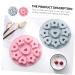 Zerodeko 2pcs Donut Mold Silicone Molds Heart Decor Heart Cake Pan Heart Pudding Mold De para Gelatinas Biscuits Mold Biscuits Mould Fondant Mold Fudge Food Supplement Box Silica Gel Baby 20.5X20.5X2CM - Buy Online on SooperMarket.com