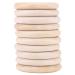 Akozon Baby Teether Toys - 10pcs Natural Wooden Teething Rings & Bracelets | Safe Baby Teething Accessories | Ideal DIY Craft - Buy Online on SooperMarket.com