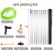 5-12m Extension Pole Window Washer Combo Telescopic Pole for Window Cleaning Extension Pole for Cleaning Windows(30cm Brush 10m pole) 55cm Brush Head 6M/21FT - Buy Online on SooperMarket.com