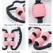 StrongTek Trigger Point Roller Massager for Forearm, Elbow, Hand, Arm, and Leg - Deep Tissue Self Massage for Golfer & Tennis Elbow Treatment - Athlete Muscle Pain Relief - Black + Pink - Buy Online on SooperMarket.com