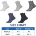 Thickened Bamboo Diabetic Socks for Men & Women - Non-Binding Extreme Wide Design - Medium Black - Buy Online on SooperMarket.com