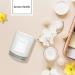 Lombardi Home Vanilla Fragrance Candle - Vegan & Organic Soy Wax in White Glass Vessel | 46h Burn Time - Perfect Home Decor Gift - Buy Online on SooperMarket.com